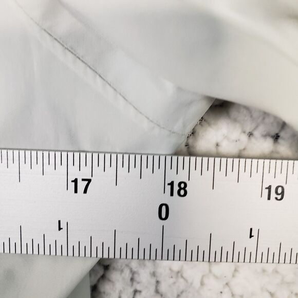 Vintage Marmot Trench Coat M White Long Rain Jacket Parka Old Money Preppy Chic - Picture 5 of 11